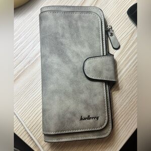 Gray Women's Wallet by Baellery
